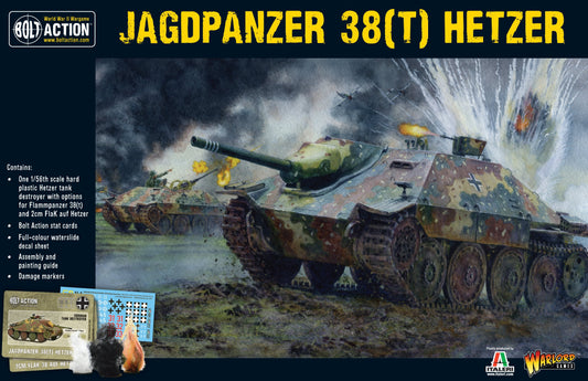 Bolt Action German Jagdpanzer 38(T) Hetzer Tank Destroyer