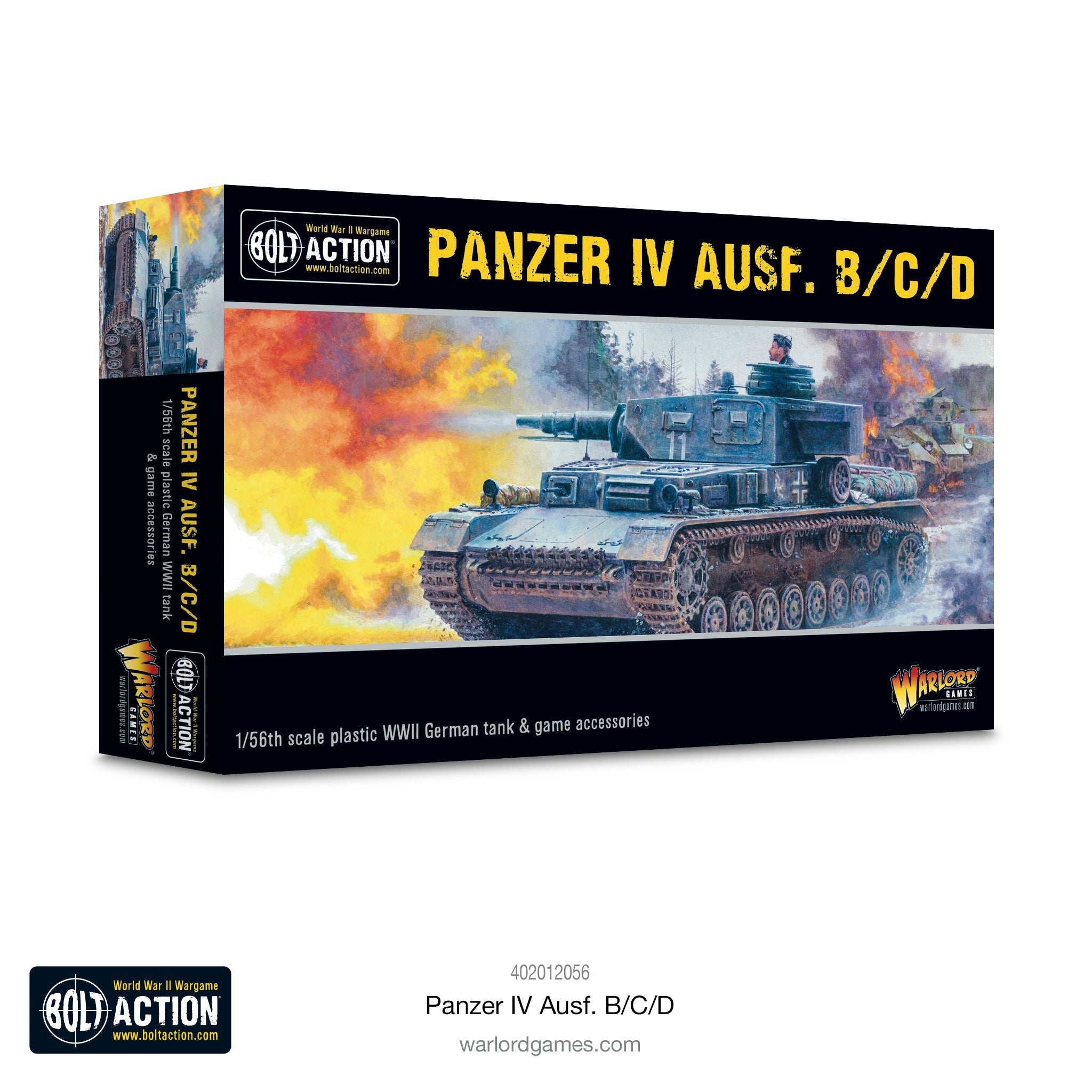 Bolt Action German Panzer IV (Options Ausf. B, C, or D Variants)