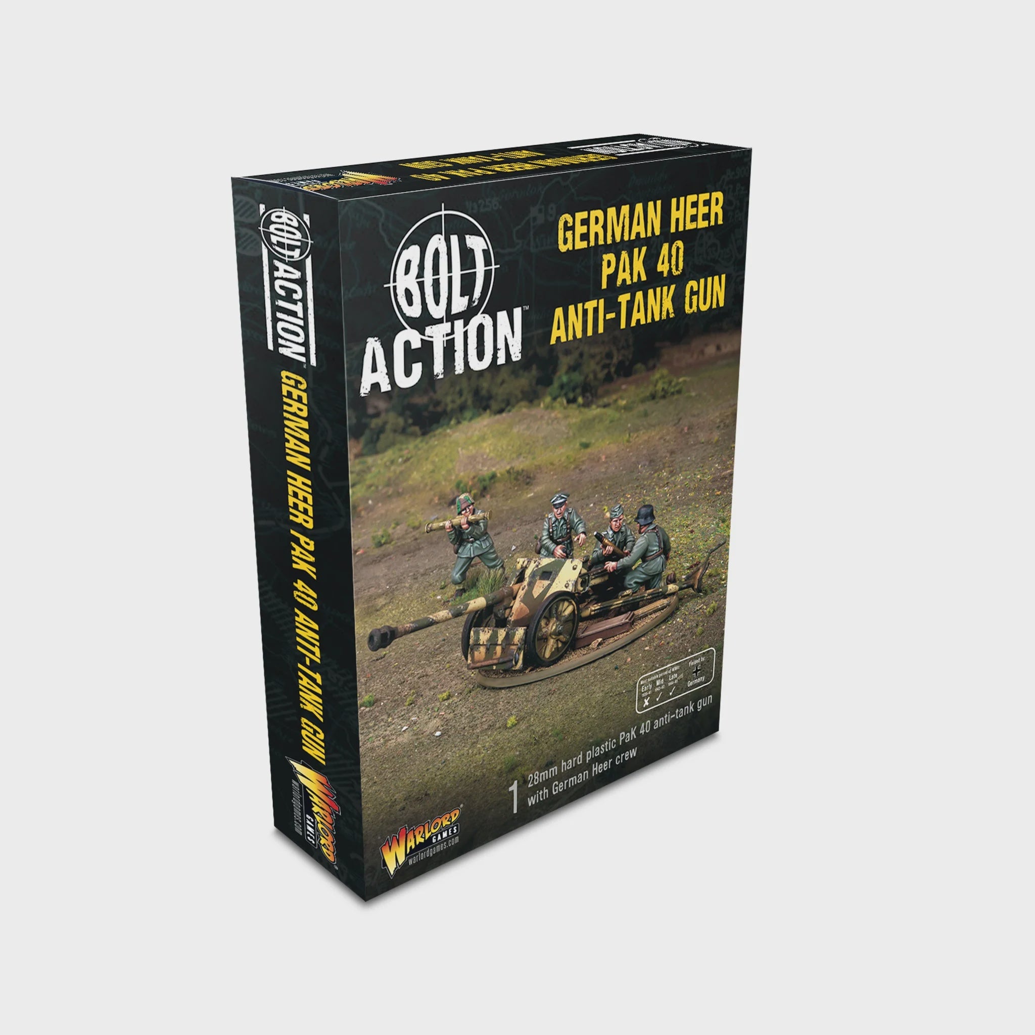 Bolt Action German Heer Pak 40 Anti-Tank Gun