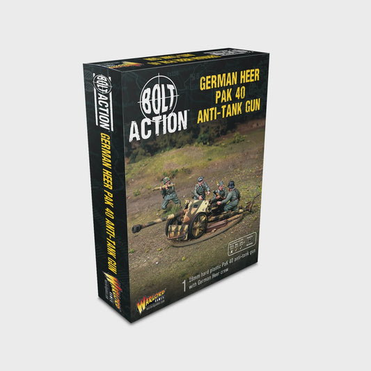 Bolt Action German Heer Pak 40 Anti-Tank Gun