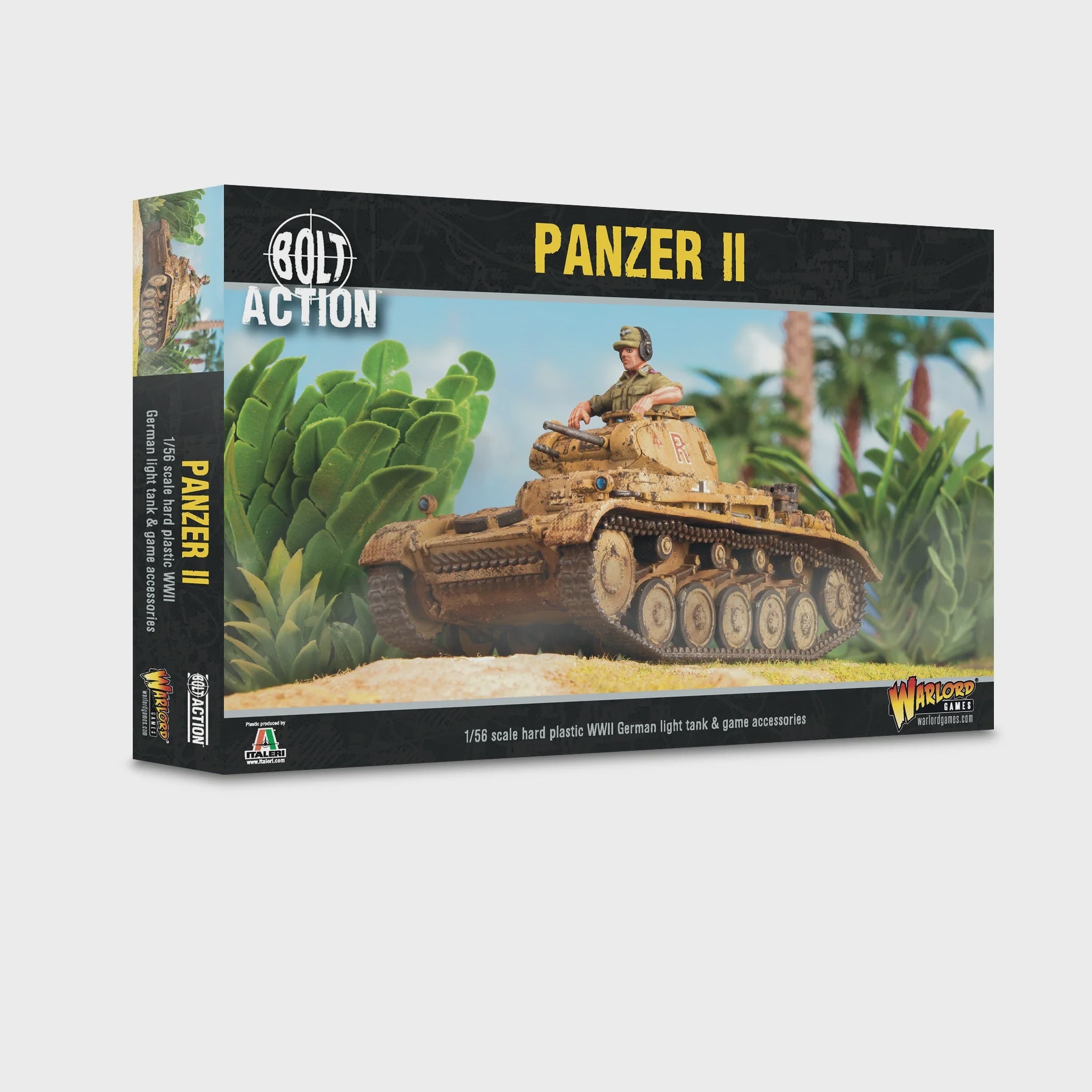Bolt Action German Panzer II (Italeri Plastic)