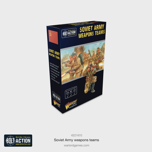 Bolt Action Soviet Army Weapons Teams