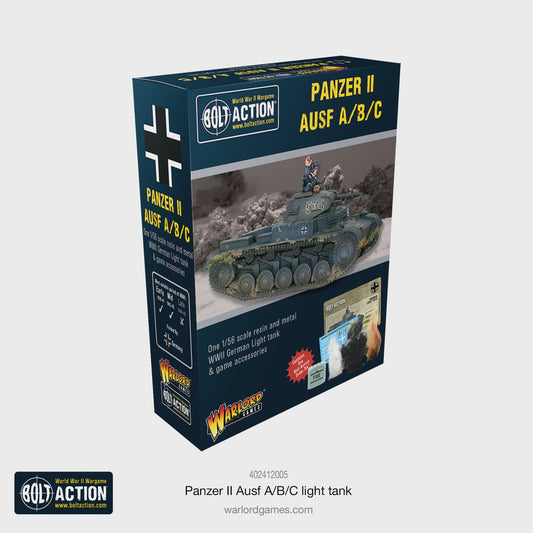 Bolt Action German Panzer II (Options Ausf. A, B, or C Variants)