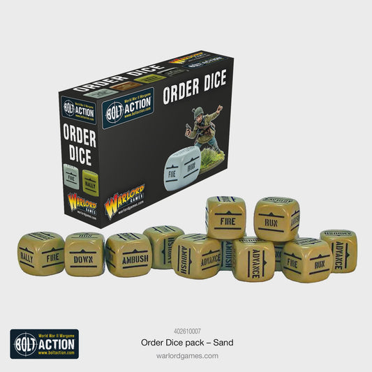 Bolt Action (3e) Dice Orders Dice Pack (12)