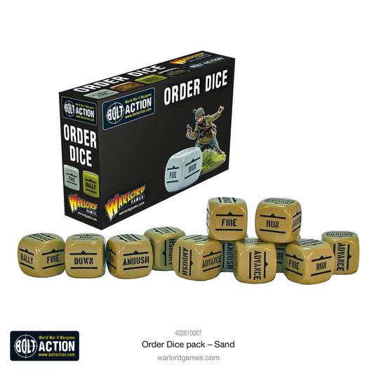 Bolt Action (3e) Dice Orders Dice Pack (12)