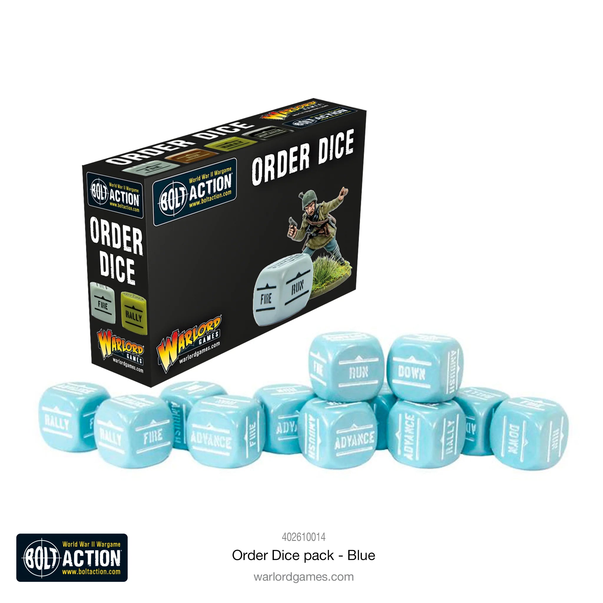 Bolt Action (3e) Dice Orders Dice Pack (12)