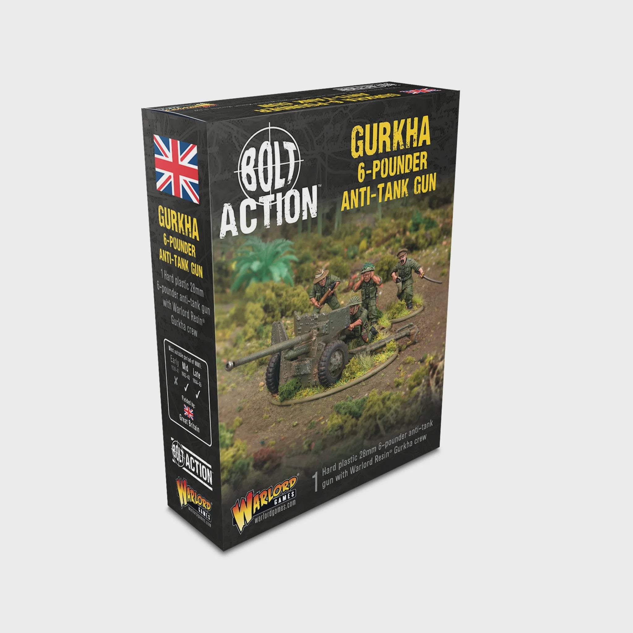 olt Action Armies of the Commonwealth Gurkha  6-Pounder Anti-Tank Gun