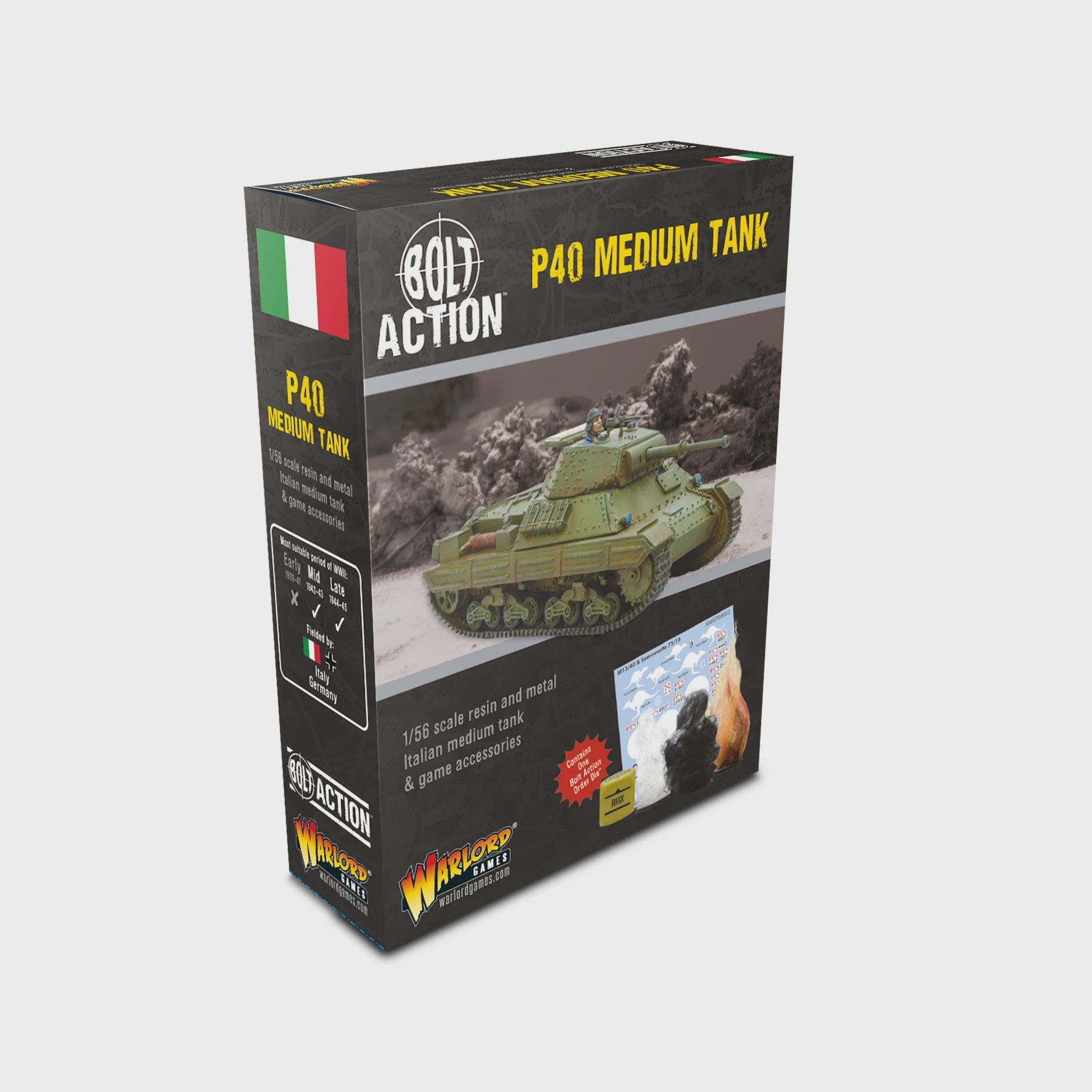 Bolt Action Italian Army P40 Medium Tank