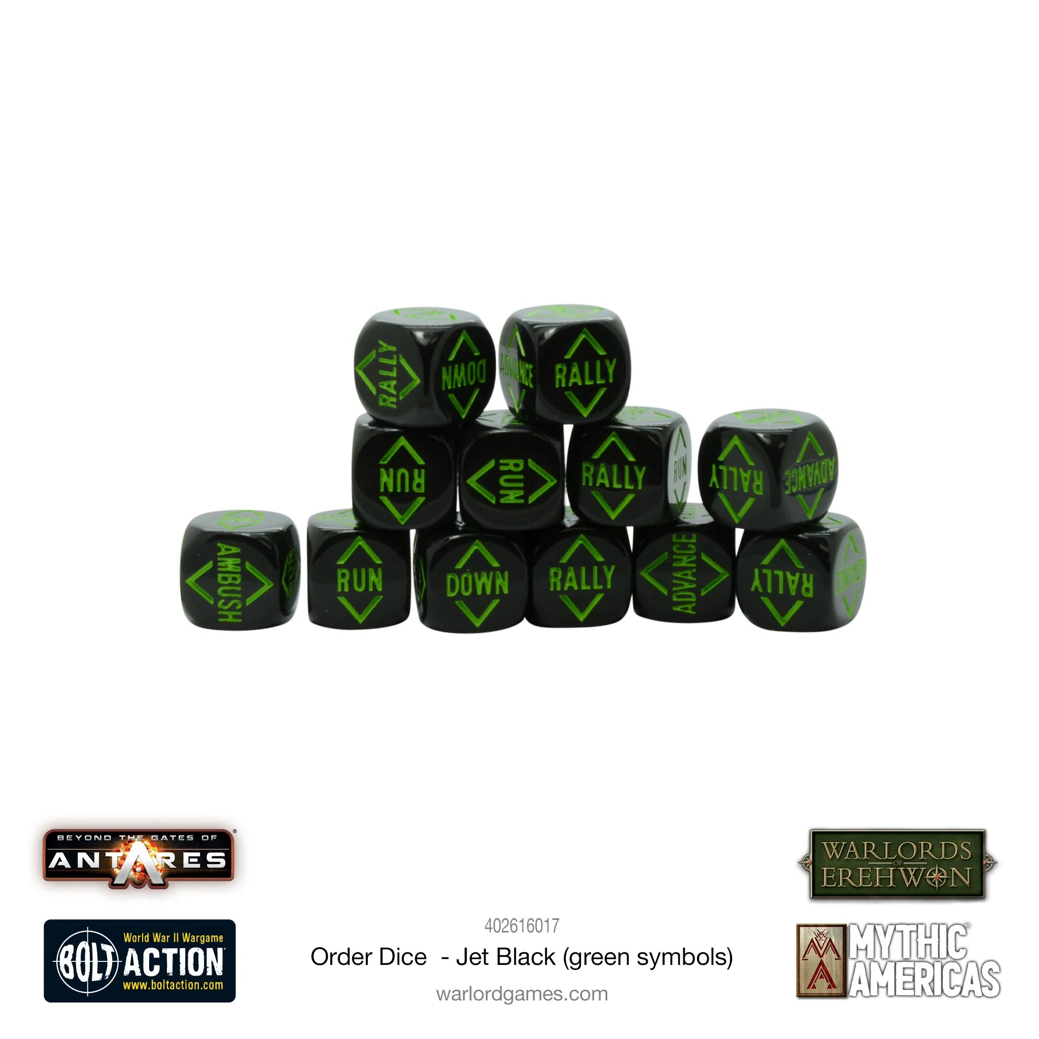 Bolt Action (3e) Dice Orders Dice Pack (12)