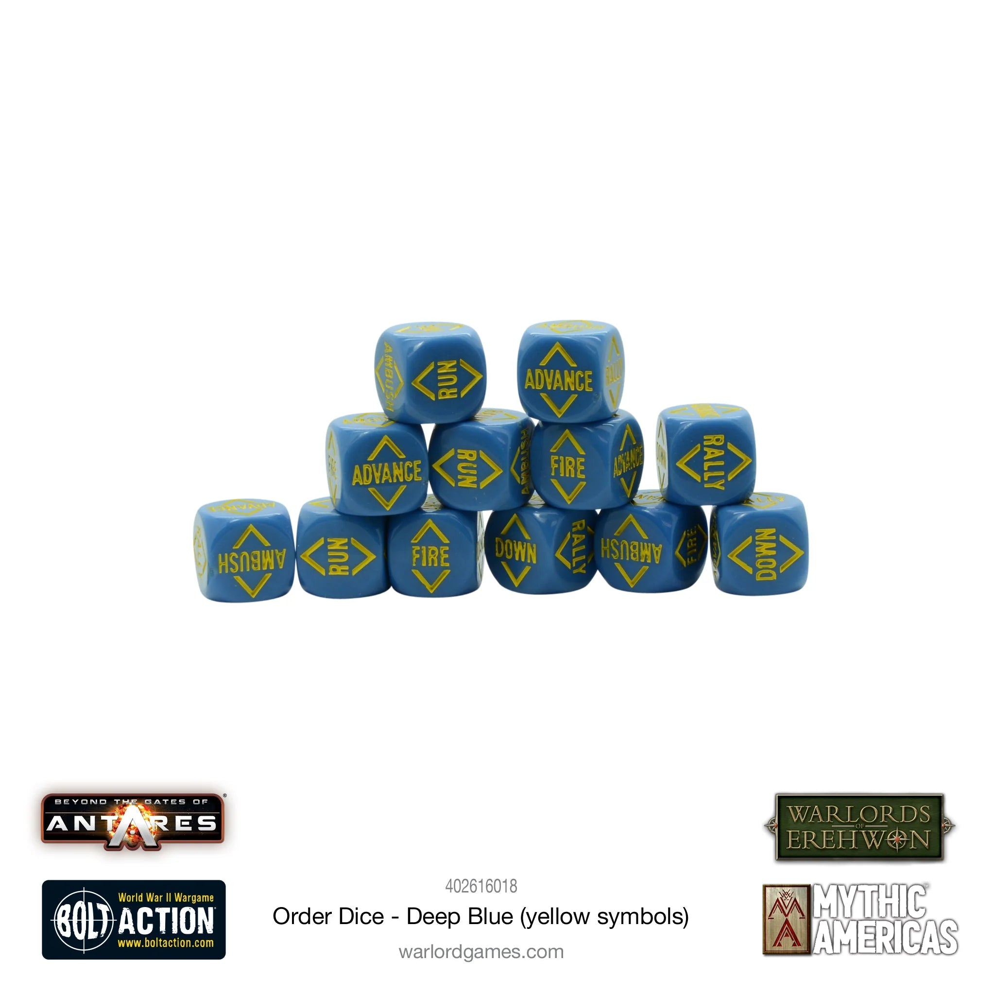 Bolt Action (3e) Dice Orders Dice Pack (12)