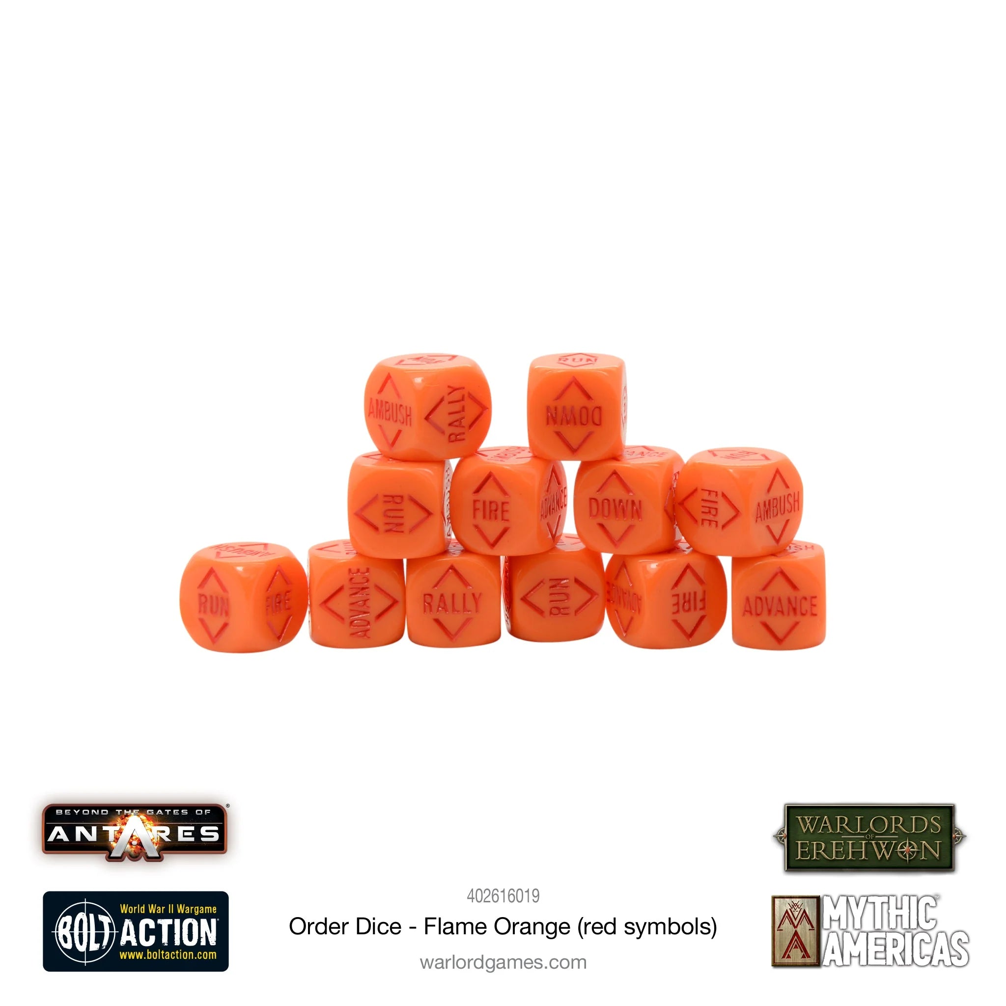 Bolt Action (3e) Dice Orders Dice Pack (12)