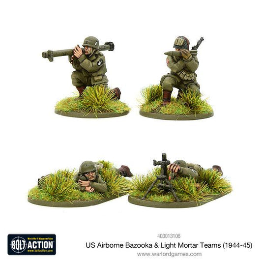 Bolt Action United States Army Airborne Bazooka & Light Mortar Teams (1943 - 1944)