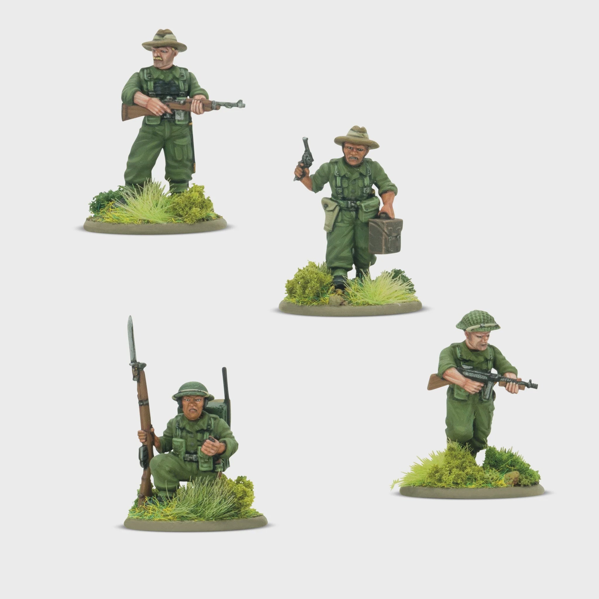 Bolt Action British Commonwealth Gurkha HQ