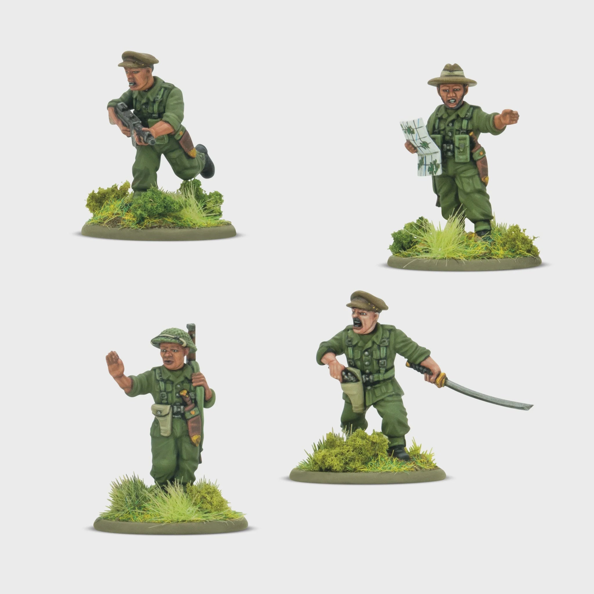 Bolt Action British Commonwealth Gurkha Platoon Commanders