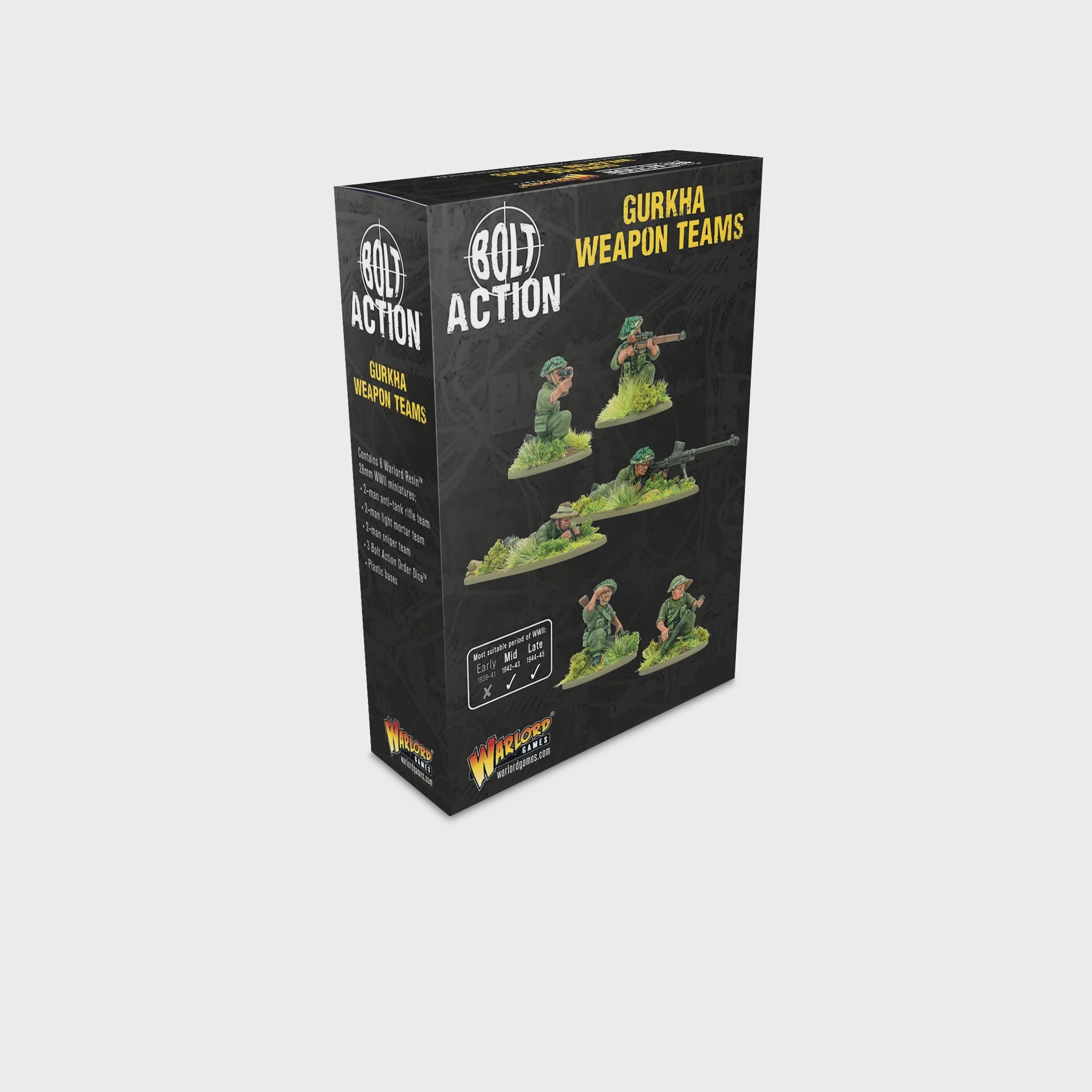 Bolt Action British Commonwealth Gurkha  Weapons Team