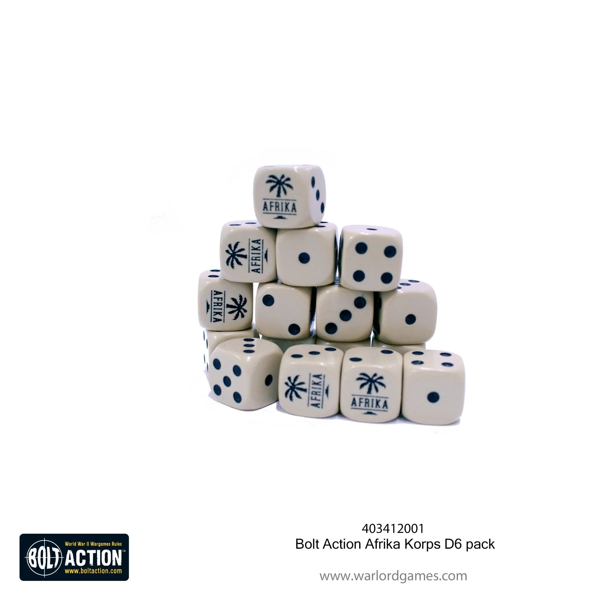 Bolt Action (3e) Dice Faction Pack D6 (16)