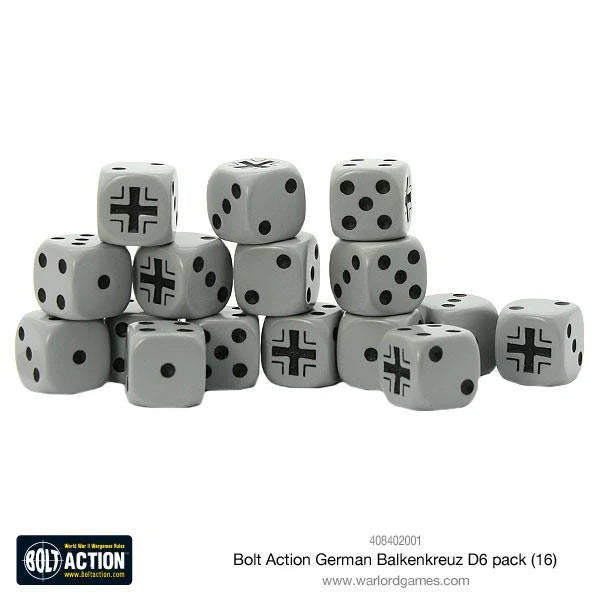 Bolt Action (3e) Dice Faction Pack D6 (16)