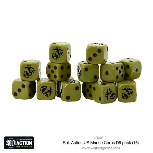 Bolt Action (3e) Dice Faction Pack D6 (16)