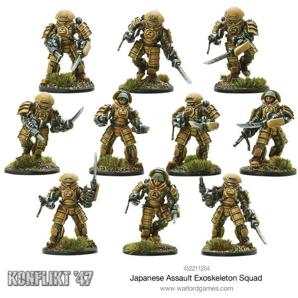 Konflikt '47 Empire of Japan Assault Exoskeleton Assault Frame Armored Infantry Squad