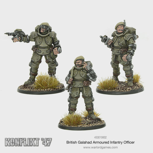 Konflikt '47 British Commonwealth Galahad Armoured Infantry Officer