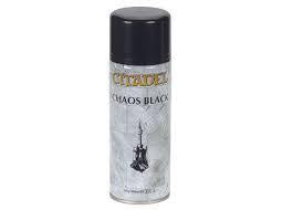 Citadel Spray Paint Chaos Black