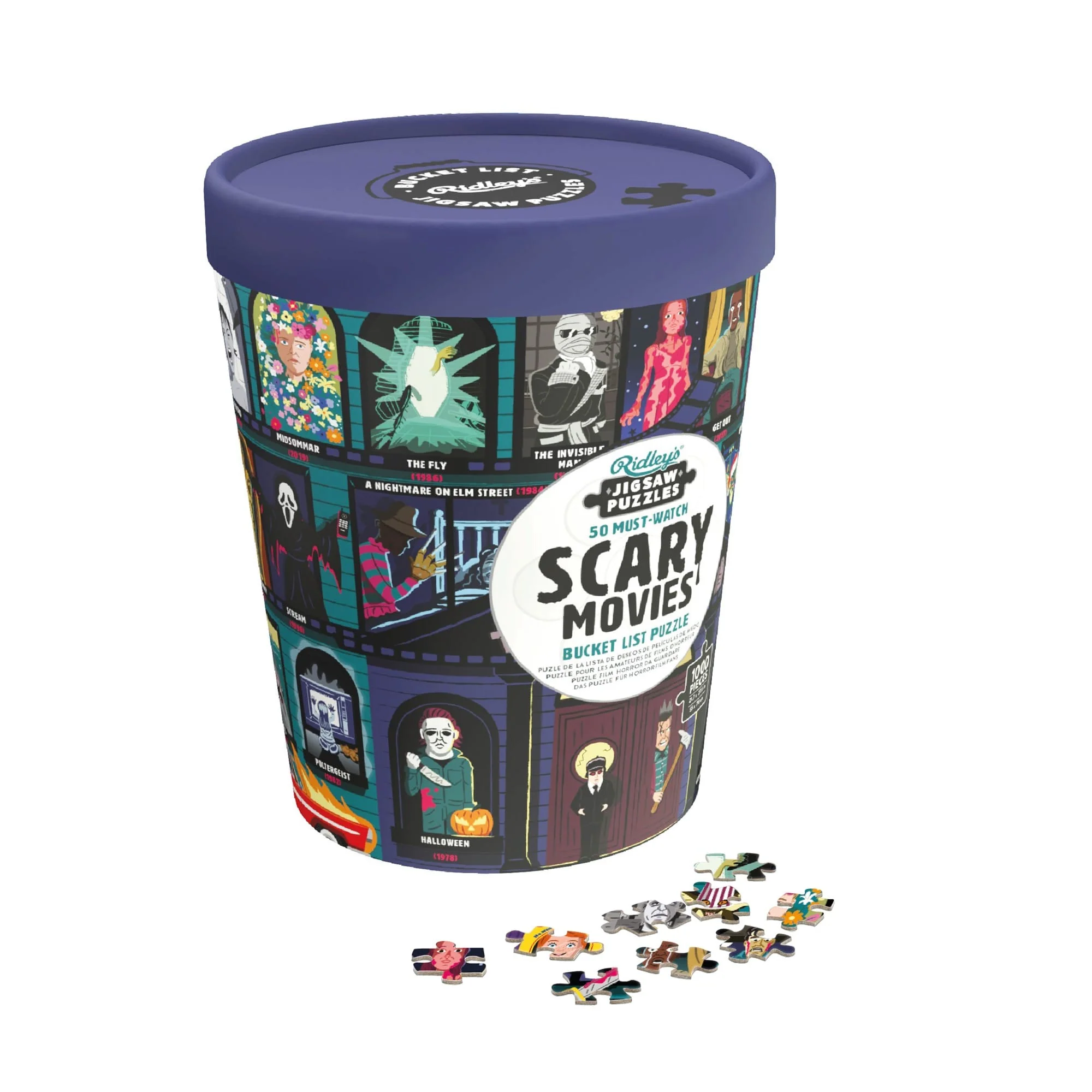 Puzzles 1000 50 Must Watch Scary Movies Bucket List