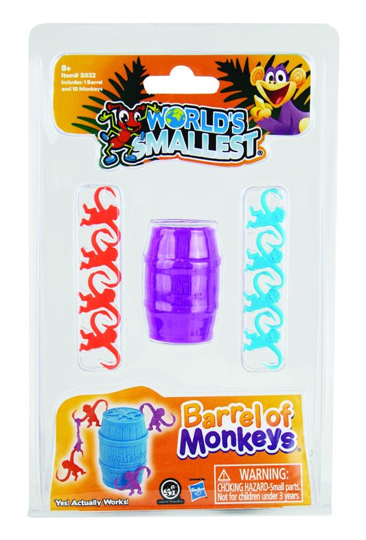 World's Smallest Barrel of Monkeys