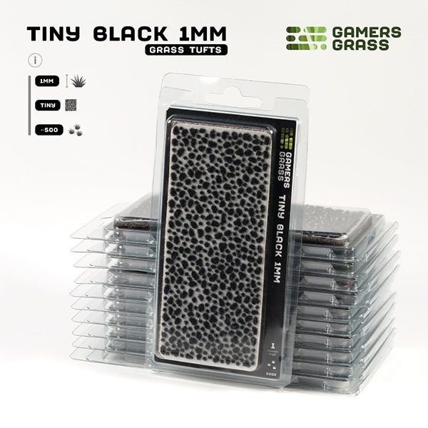 Gamers Grass Tiny Tufts Black (1mm)