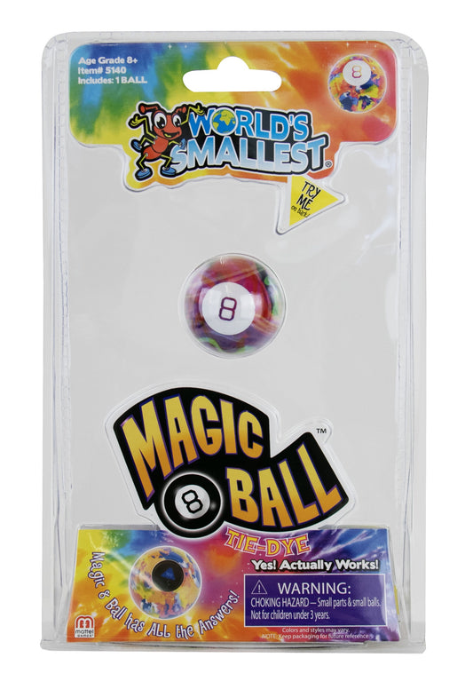 World's Smallest Magic 8 Ball Tie Dyed