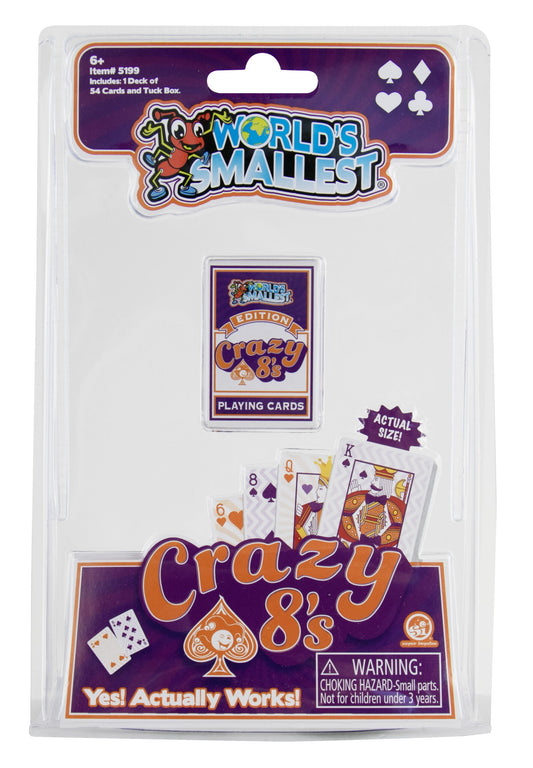 World's Smallest Classic Kids' Card Game Crazy 8's