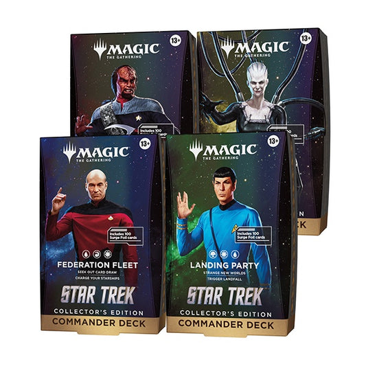 Magic the Gathering Universes Beyond Star Trek Collector Commander Decks