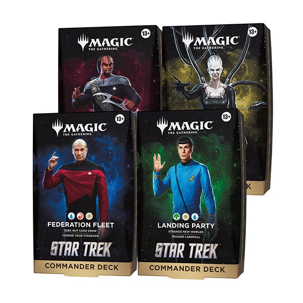 Magic the Gathering Universes Beyond Star Trek Commander Decks