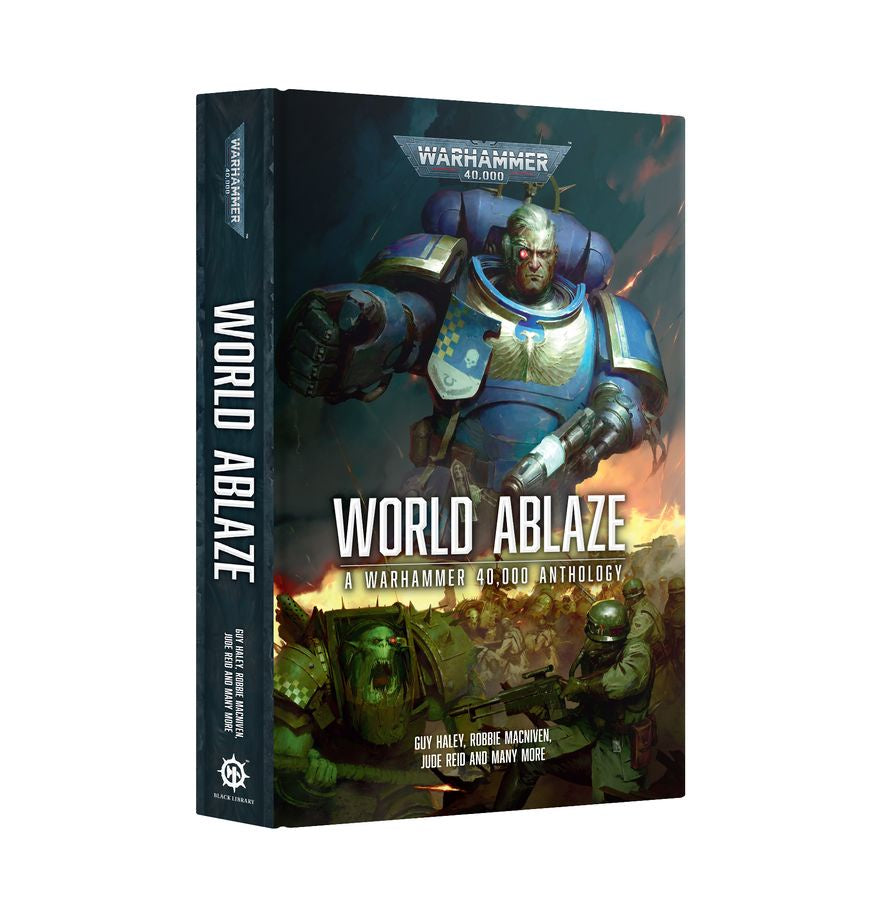 Black Library Warhammer 40K World Ablaze An Armageddon Anthology (Hard Cover)