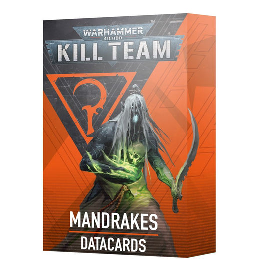 Warhammer 40K Kill Team Data Cards Mandrakes (Drukhari)