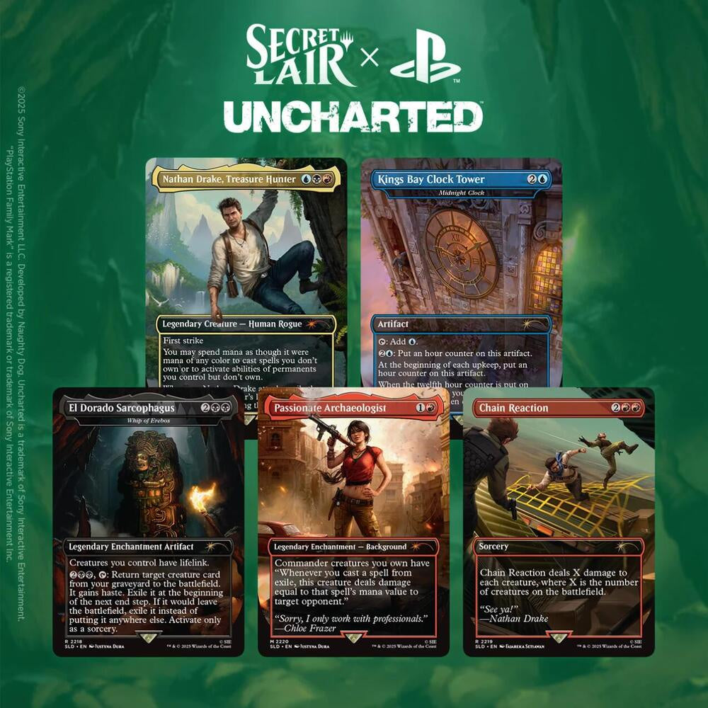 Magic the Gathering Secret Lair Drop x Uncharted (Non-Foil)