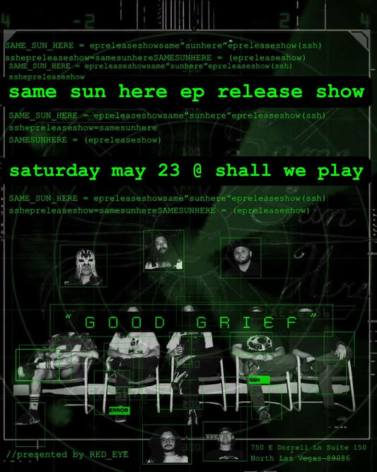 May 23rd @ 6pm Same Sun Here Vinyl Release Show @ Shall We Play?