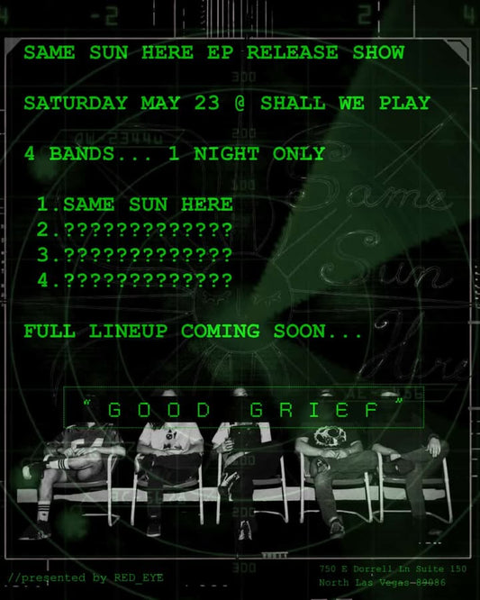 May 23rd @ 6pm Same Sun Here Vinyl Release Show @ Shall We Play?