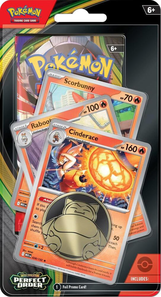 Pokémon CCG Mega Evolution 03 Perfect Order Checklane Blister