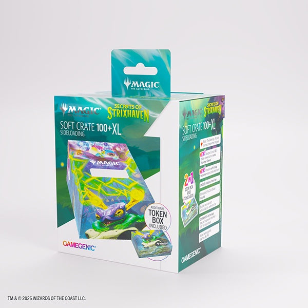 GameGen!c Magic the Gathering Secrets of Strixhaven Soft Crate 100+ XL Bogwater Lumaret/Dina Essence Brewer