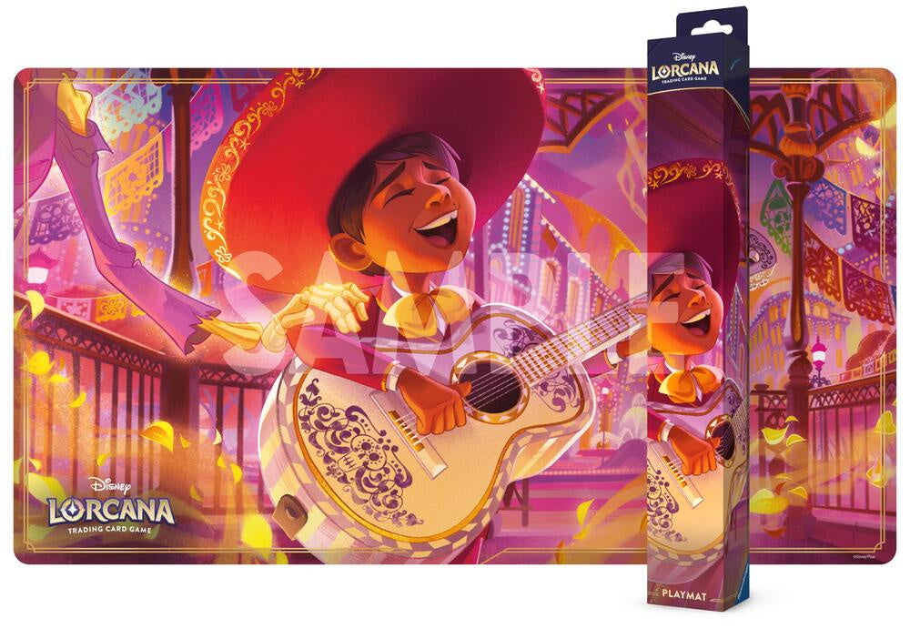 Disney Lorcana Playmat Hyperia City Miguel Rivera