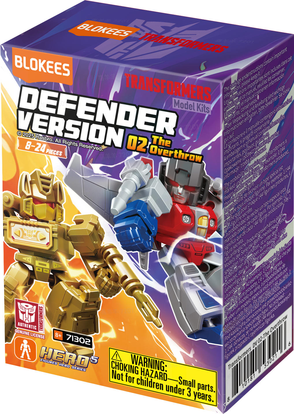 Transformers Defender Version 02 The Overthrow