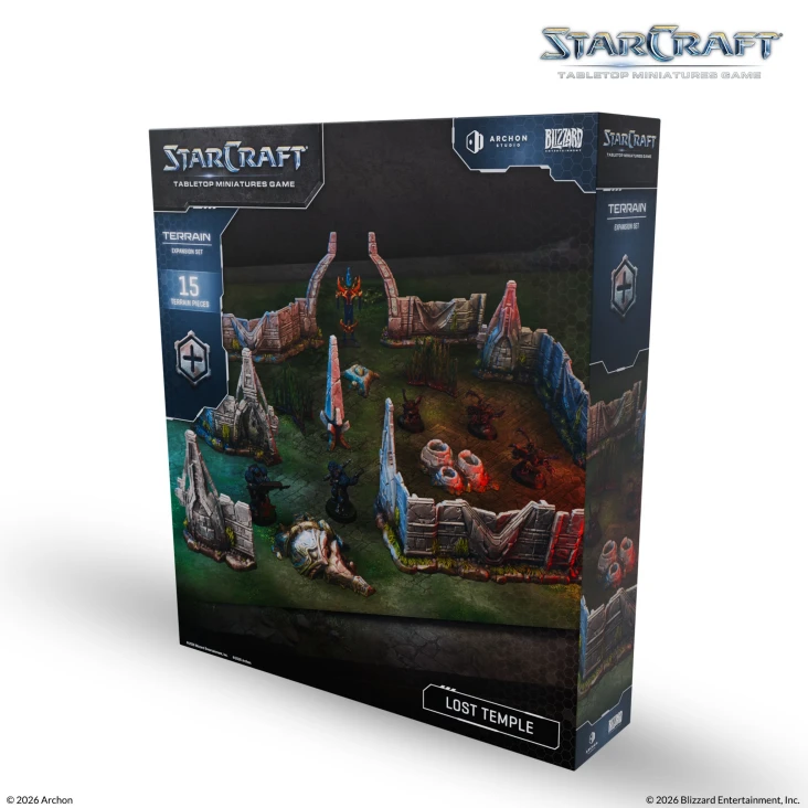 Starcraft The Miniatures Game Terrain Lost Temple