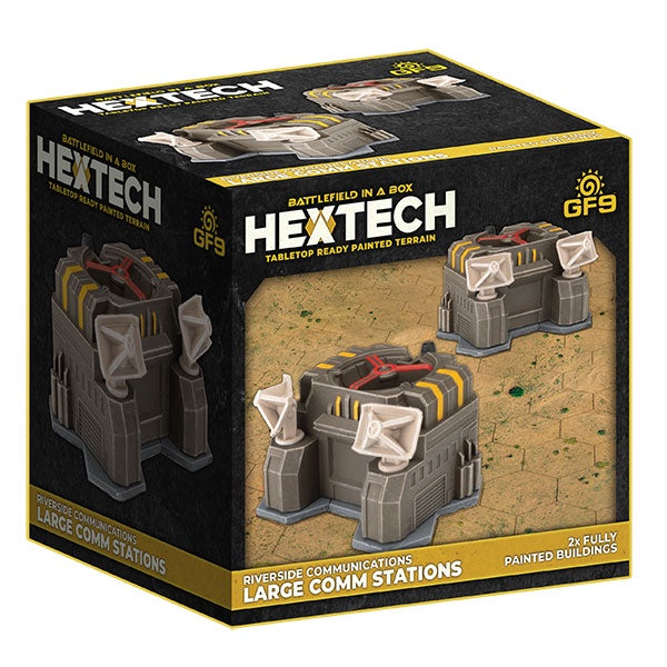 Battlefield in a Box Hextech Terrain River Communications Large Comm Station