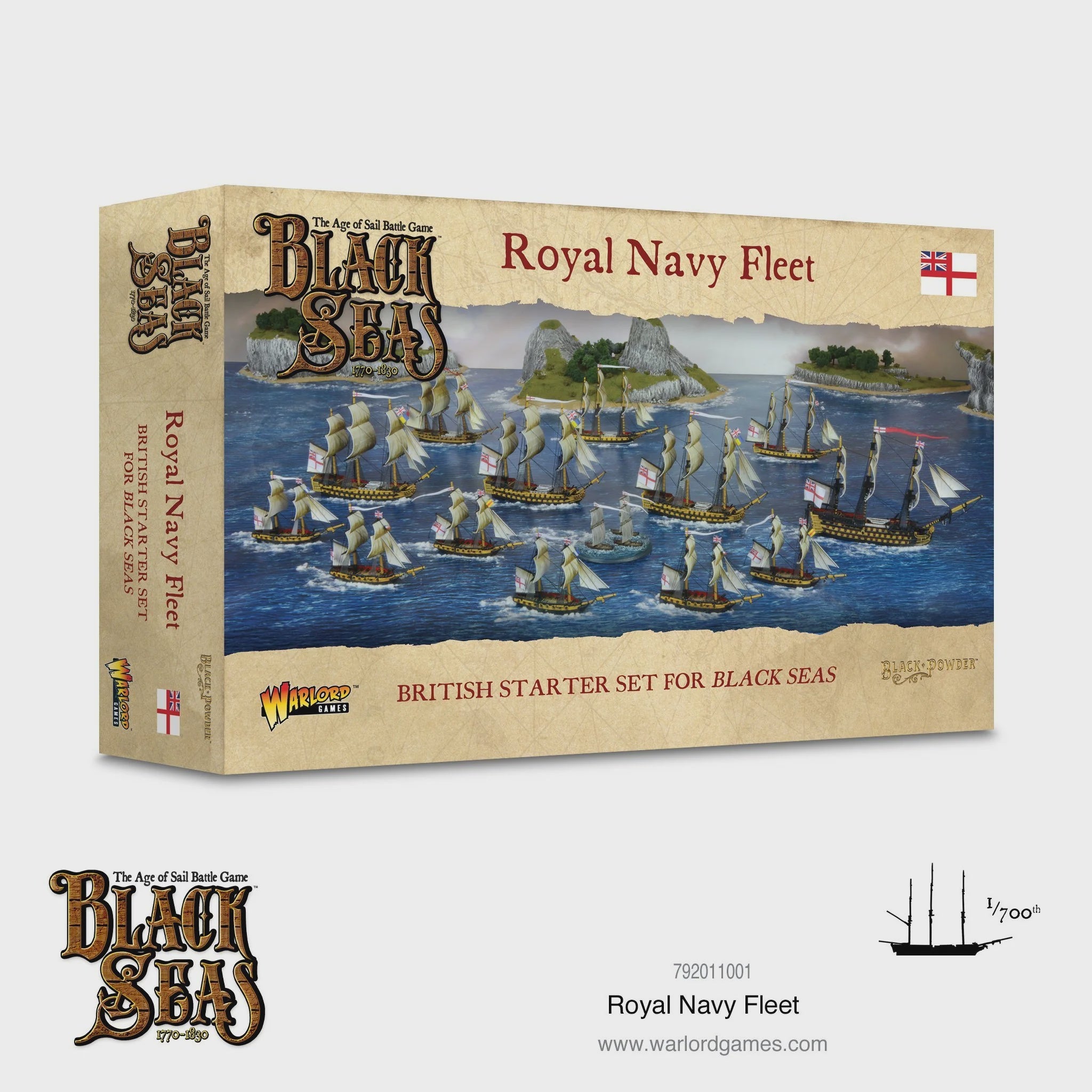 Black Seas (1770-1830) (1e) Starter Set Royal Navy Fleet