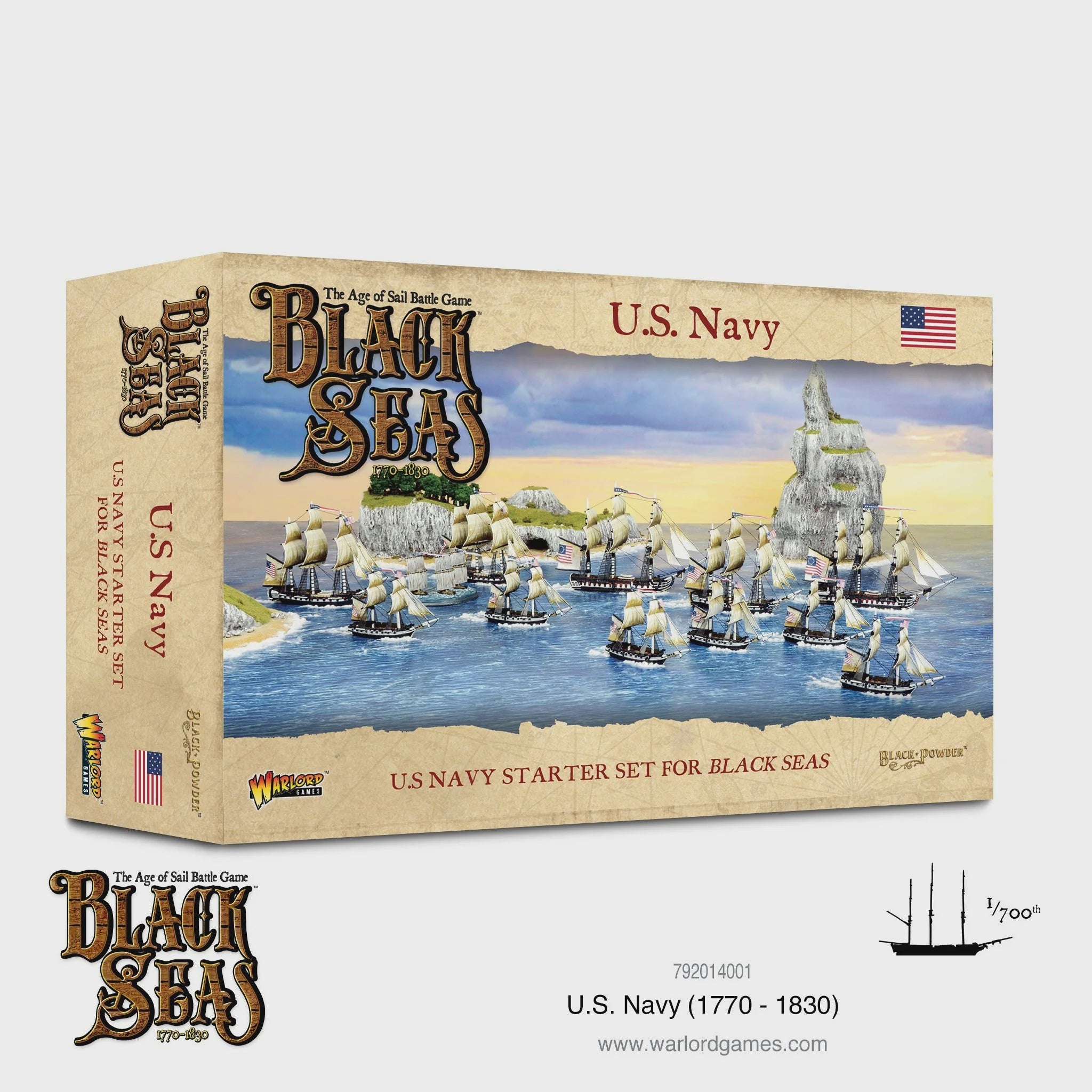 Black Seas (1770-1830) (1e) Starter Set US Navy Fleet