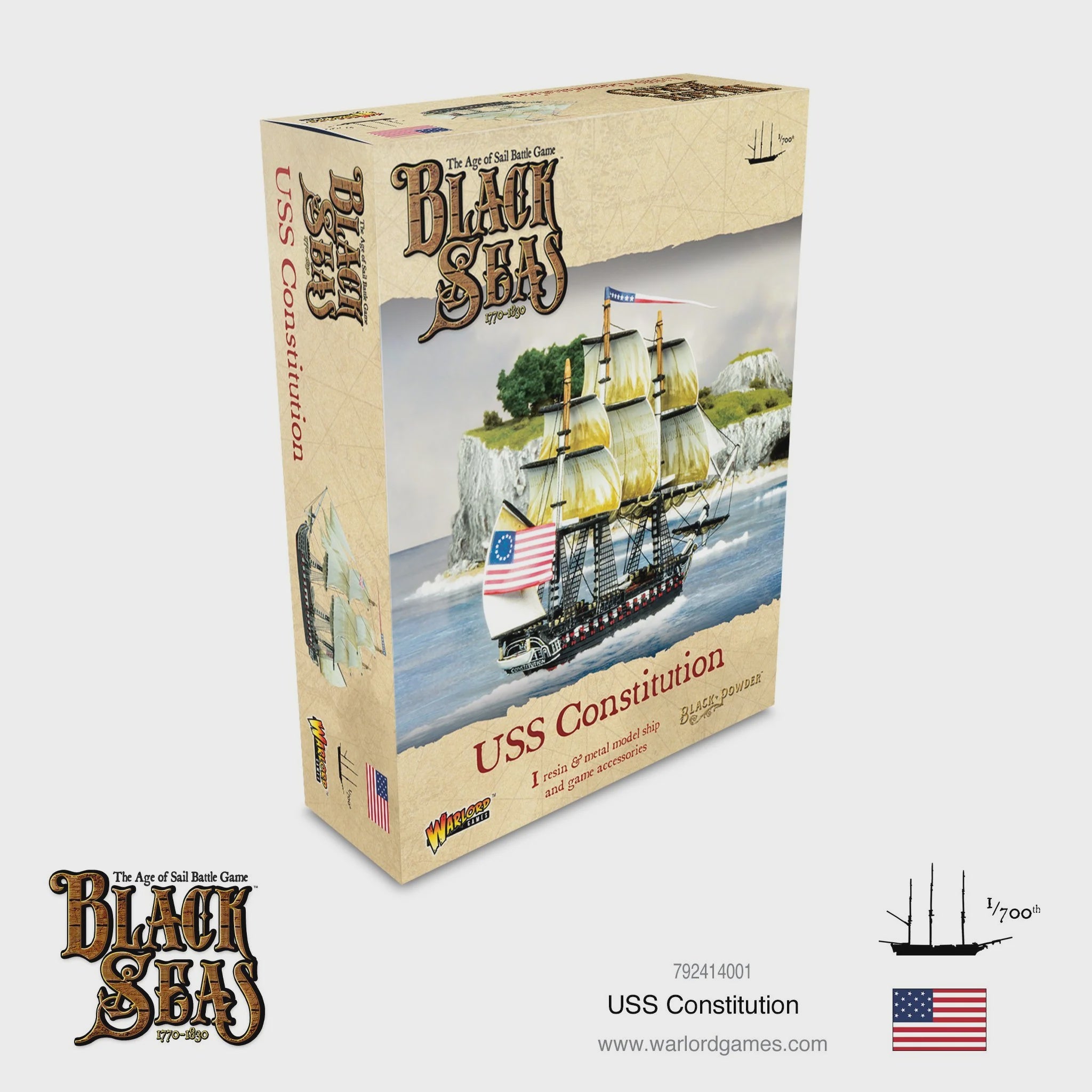 Black Seas (1770-1830) US Navy USS Constitution