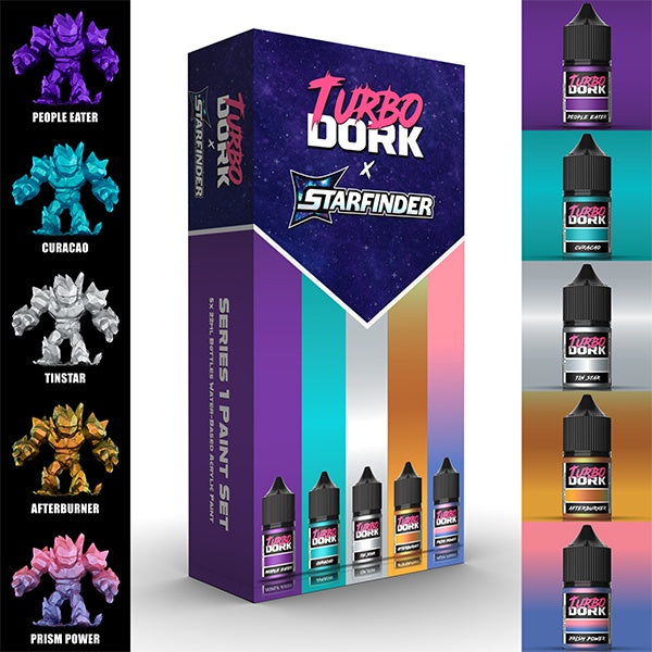 Turbo Dork Paint Set X Starfinder Series 01 (5 Colors)