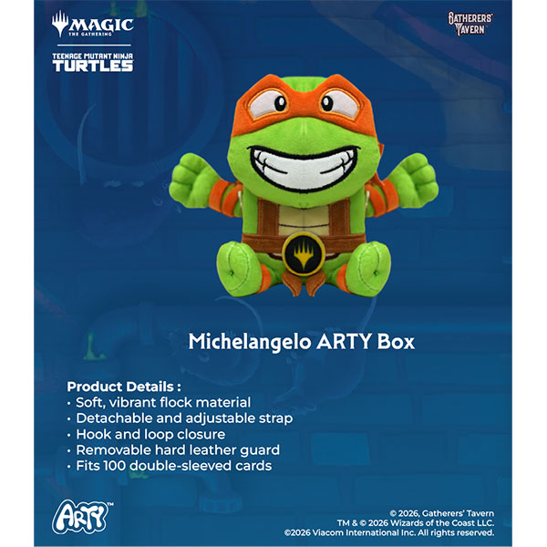 GT ARTY Deckbox Magic the Gathering Teenage Mutant Ninja Turtles