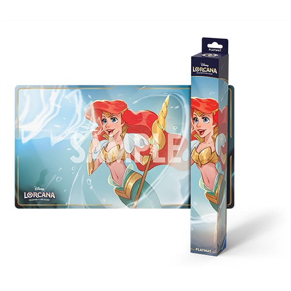 Disney Lorcana Playmat Winterspell Ariel, Sonic Warrior