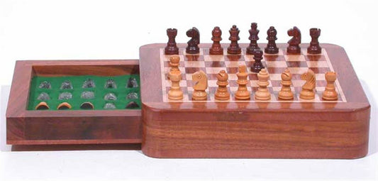 Chess Set - 5" Magnetic: Wood / 5x5"